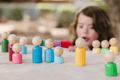 Rainbow Families Wooden Sorting Figures, 16 pcs thumbnail