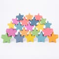 Rainbow Wooden Stars, 21 pcs thumbnail
