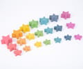 Rainbow Wooden Stars, 21 pcs thumbnail