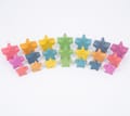 Rainbow Wooden Stars, 21 pcs thumbnail