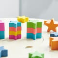 Rainbow Wooden Stars, 21 pcs thumbnail