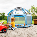 Pop-Up Playpen/Hideaway with Cover - Light Blue thumbnail