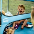 Pop-Up Playpen/Hideaway with Cover - Light Blue thumbnail