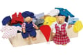 Wooden Dolls with 8 Outfits - Benna & Bennoh Bear thumbnail