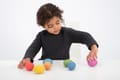 Rainbow Wooden Eggs, 7 pcs thumbnail
