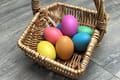 Rainbow Wooden Eggs, 7 pcs thumbnail