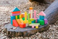 Wooden Blocks - Rainbow Colours, 45 pcs thumbnail