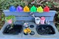 Translucent Colour Funnels, 6 pcs thumbnail