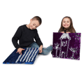 Sensory Sequin Panel - Purple/Silver thumbnail