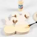 Paint Your Own Wooden Easter Bunny Ornaments 16 cm thumbnail