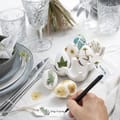 Plastic Easter Eggs H: 6 cm - White, 12 pcs thumbnail