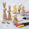 Paint Your Own Easter Bunnies, 2 pcs thumbnail