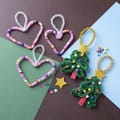 DIY Christmas Craft - Hearts and Christmas Trees thumbnail