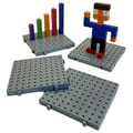 Centicubes Baseplates - Grey, 4 pcs thumbnail