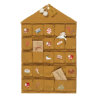 24-Day Advent Calendar with Pockets - Retro