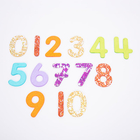 Rainbow Glitter Numbers, 14 pcs