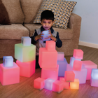 Sensory Glow Construction Blocks, 12 pcs