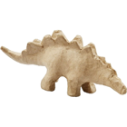 Paper Mache Stegosaurus L: 21.9 cm