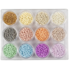 Seed Beads Ø3 mm 12 x 17 gr - Pastel
