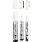 Chalk Markers - White, 3 pcs