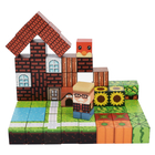 Magnetic Building Blocks - Farmhouse, 100 pcs