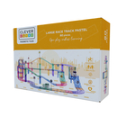 Cleverclixx | Large Pastel Race Track, 80 pcs