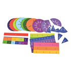 Magnetic Math - Fractions & Percentages, 288 pcs