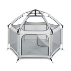 Pop-Up Playpen/Hideaway with Cover - Light Grey