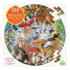 Puzzle - Mushrooms & Butterflies, 500 pcs