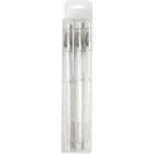 Gel Roller Pens - White, 6 pcs