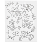 Colour-In Canvas 24x30 cm - Butterflies