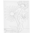 Colour-In Canvas 24x30 cm - Blooming Flower