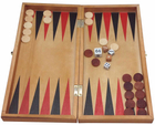 3-in-1 Wooden Board Game in Folding Case
