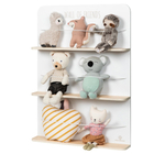 Plushie Organiser - Wall of Friends (White/Nature)