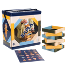 KAPLA Planks - Blue/Yellow/Green, 120 pcs
