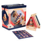KAPLA Planks - Blue/Red/Pink, 120 pcs