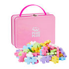 Plus-Plus BIG - Pastel, Metal Suitcase with 70 pcs