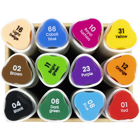 Dual-Tip Markers, 12 pcs