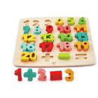 Wooden Puzzle - Chunky Number Math Puzzle, 27 pcs