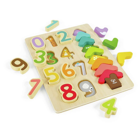 Wooden Puzzle - Colours & Numbers, 20 pcs