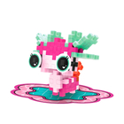 Plus-Plus Pet Pack - Pink Axolotl, 39 pcs