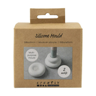Silicone Mould - Donut Candlestick Holders, 2 pcs