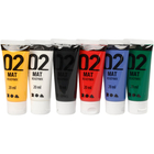 Acrylic Paint 20 ml - Matte, Basic Colours, 6 pcs