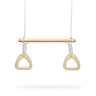 Trapeze Swing with Rings for Indoor Use