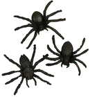 Plastic Spiders 4 cm, 10 pcs