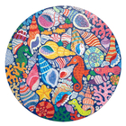 Puzzle with 500 pcs - Seahorses, Shells & Coral