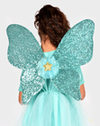 Set of Wings with Sequins - Mint Green