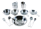 Stainless Steel Kitchen Play Set, 12 pcs