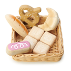 Play Food - Baked Goods Basket, 8 pcs