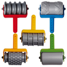 Sand Play - Sand Rollers Set with 5 Patterns